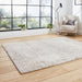Think Rugs florence 50034 beige silver Grey, Beige Living Room  Rug.
