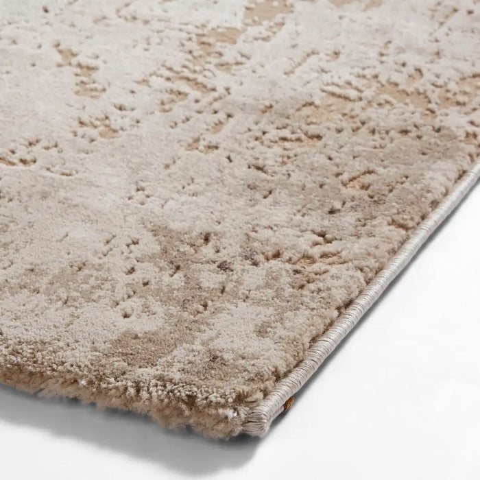 Think Rugs florence 50034 beige silver Grey, Beige Living Room  Rug.