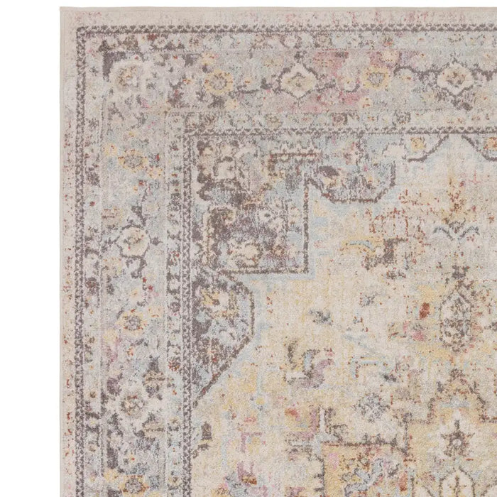 Asiatic flores ester fr05 Multicoloured Living Room Floral Rug.