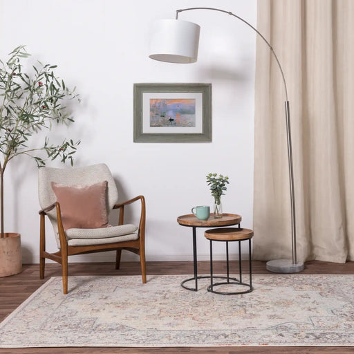 Asiatic flores ester fr05 Multicoloured Living Room Floral Rug.