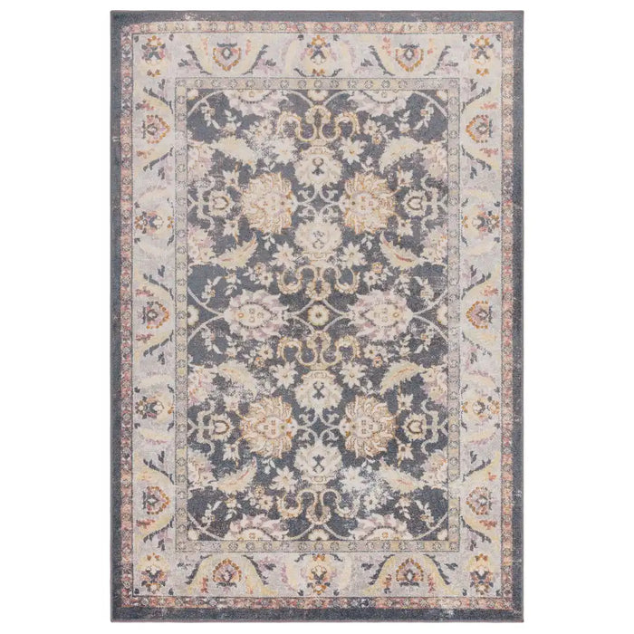 Asiatic flores farah fr07 Multicoloured Living Room Floral Rug.