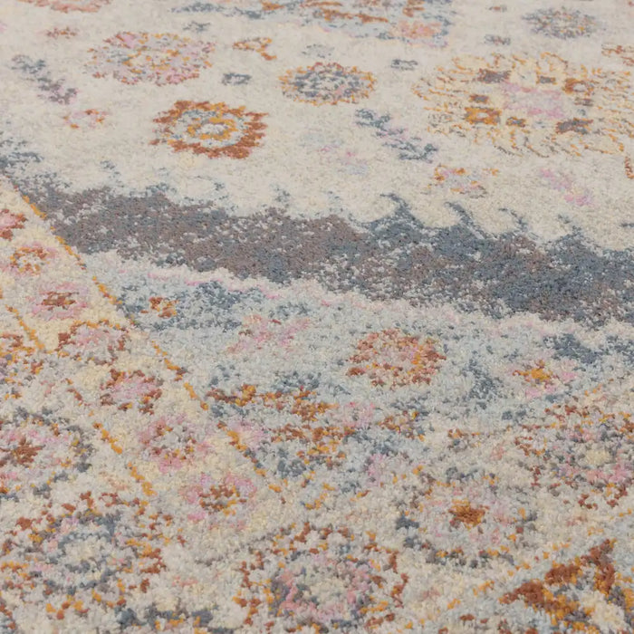 Asiatic flores fiza fr06 Multicoloured Living Room Floral Rug.