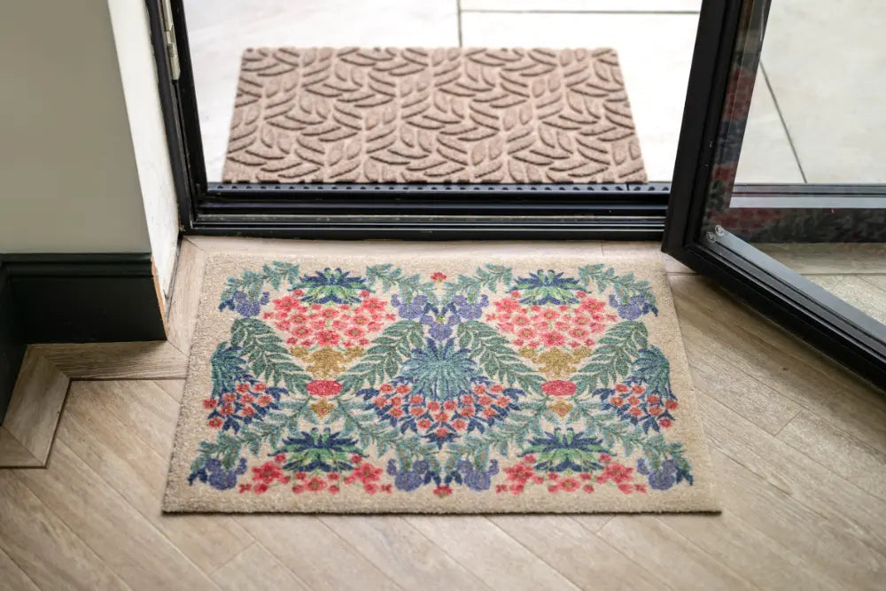 Wash + Dry Design Flower bouquet daylight Multicoloured Rug ...