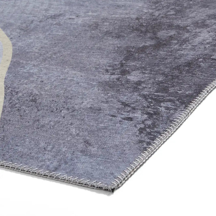 Think Rugs force k7279 grey gold Grey, Yellow Living Room Flat Weave Rug.