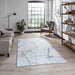 Think Rugs force k7281 ivory gold Yellow, Ivory Living Room Flat Weave Rug.