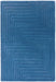 Asiatic form blue Blue  Wool Rug.