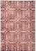 Asiatic fresco red Red  Moroccan Rug.