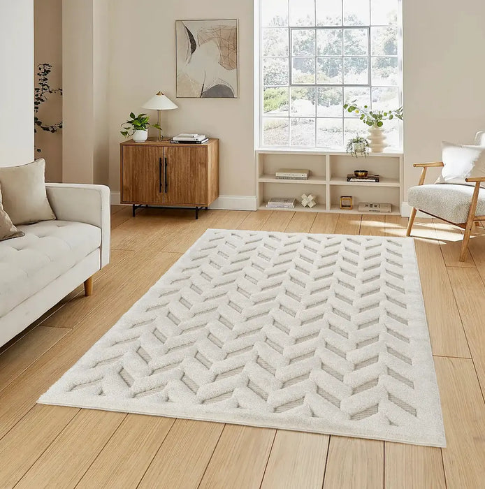 FREYA HERRINGBONE FRY05 CREAM