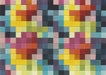 Asiatic funk multi Multicoloured Living Room Wool Rug.