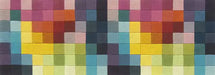 Asiatic funk multi Multicoloured Living Room Wool Rug.
