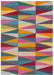 Asiatic funk funk triangles Multicoloured Living Room Wool Rug.