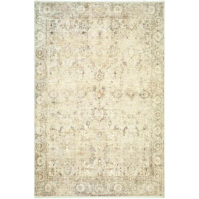 Livabliss Fetscher II Galey Alix x Livabliss Vintage Traditional Oriental Boho Light Beige Rug