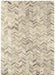 Asiatic gaucho chevron Grey  Geometric Rug.