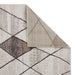 Oriental Weavers gio 4928 a Brown, Cream Living Room Geometric Rug.