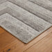 Oriental Weavers gio 8022 w Grey Living Room Geometric Rug.