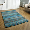 Oriental Weavers carter teal Blue, Teal Living Room Wool Rug.