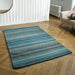 Oriental Weavers carter teal Blue, Teal Living Room Wool Rug.