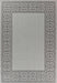 Serdim Rugs sky outdoor greek key dark grey Grey Living Room Floral Rug.