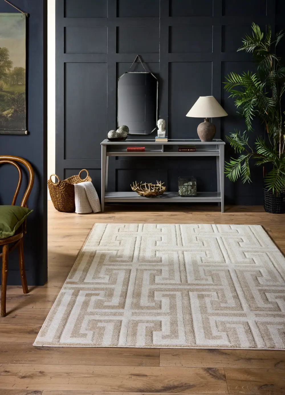 Greek Key Cream Cream Rug — RugsDirect Online