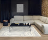 Agnella galaxy wool botha grey Grey, Cream Living Room Natural Fibre Rug.