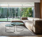 Agnella galaxy wool klaro white Grey, Cream Living Room Natural Fibre Rug.