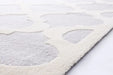 Agnella galaxy wool phactra grey Grey Living Room Natural Fibre Rug.