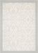 Agnella galaxy wool ras grey Grey, Cream Living Room Natural Fibre Rug.