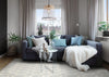 Agnella galaxy wool sagraska grey Grey Living Room Natural Fibre Rug.