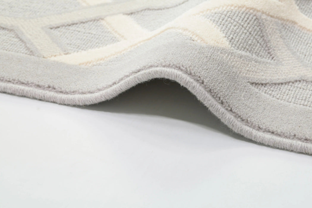 Agnella galaxy wool sagraska grey Grey Living Room Natural Fibre Rug.