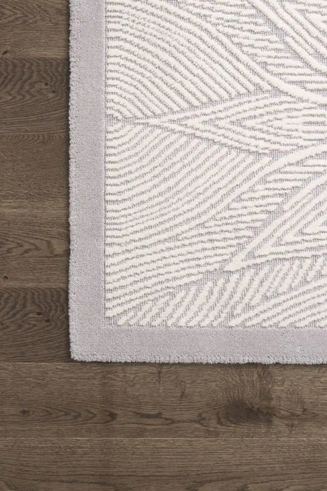 Agnella galaxy wool tric Grey Living Room Natural Fibre Rug.