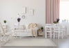 Agnella galaxy wool tric Grey Living Room Natural Fibre Rug.