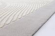 Agnella galaxy wool tric Grey Living Room Natural Fibre Rug.
