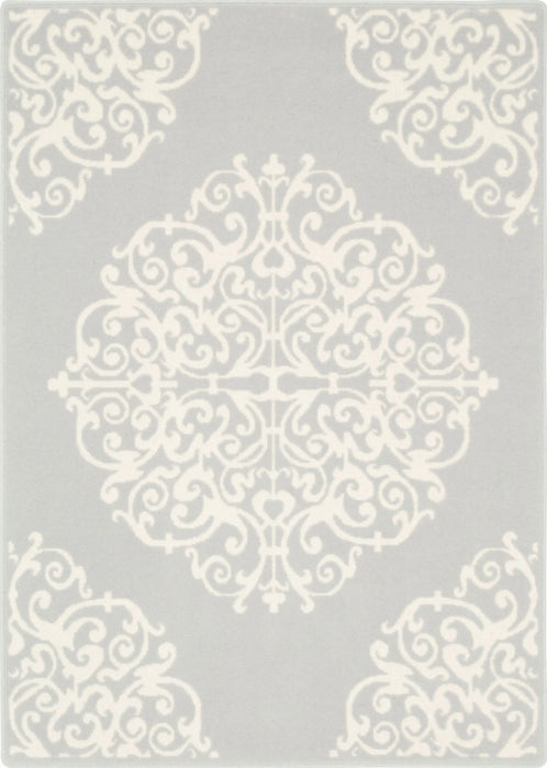 Agnella galaxy wool wakai grey Grey Living Room Natural Fibre Rug.