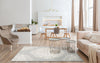 Agnella galaxy wool wakai grey Grey Living Room Natural Fibre Rug.