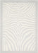 Agnella galaxy wool zubi grey Grey, Cream Living Room Natural Fibre Rug.