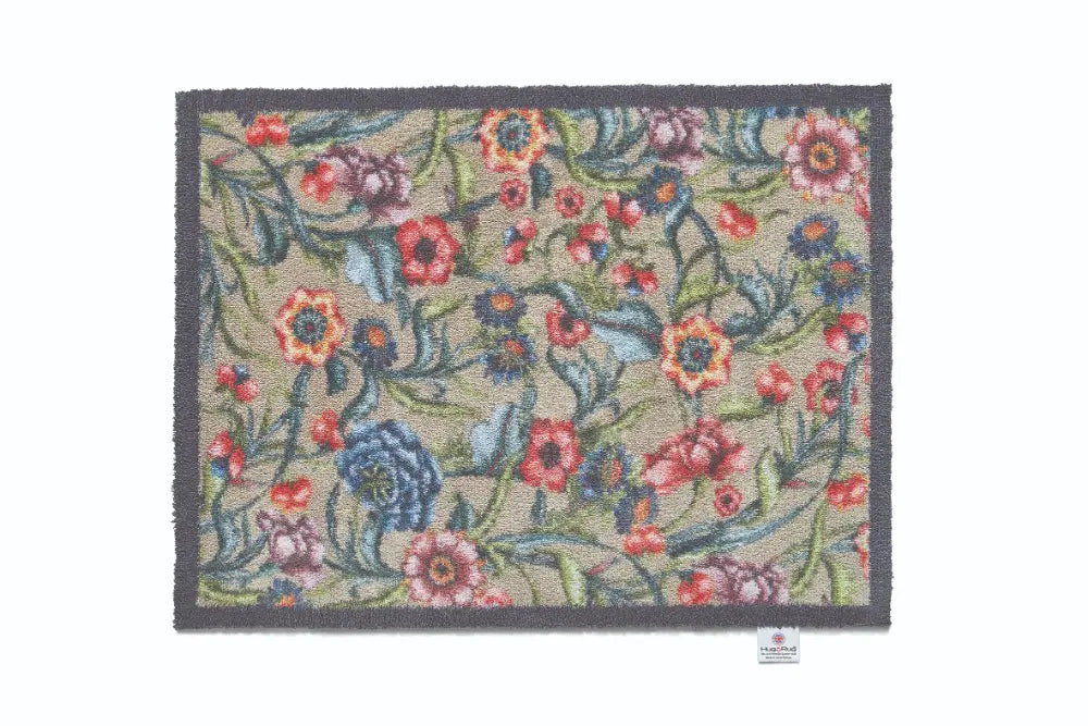Patterned Hug Rug Garden Multi Floral 2 Runner