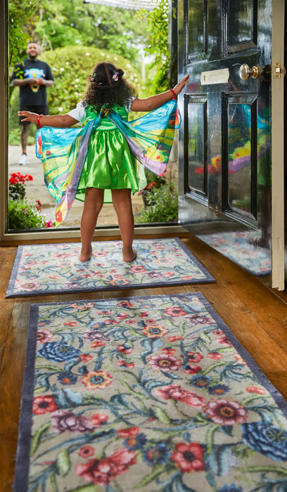 Patterned Hug Rug Garden Multi Floral 2