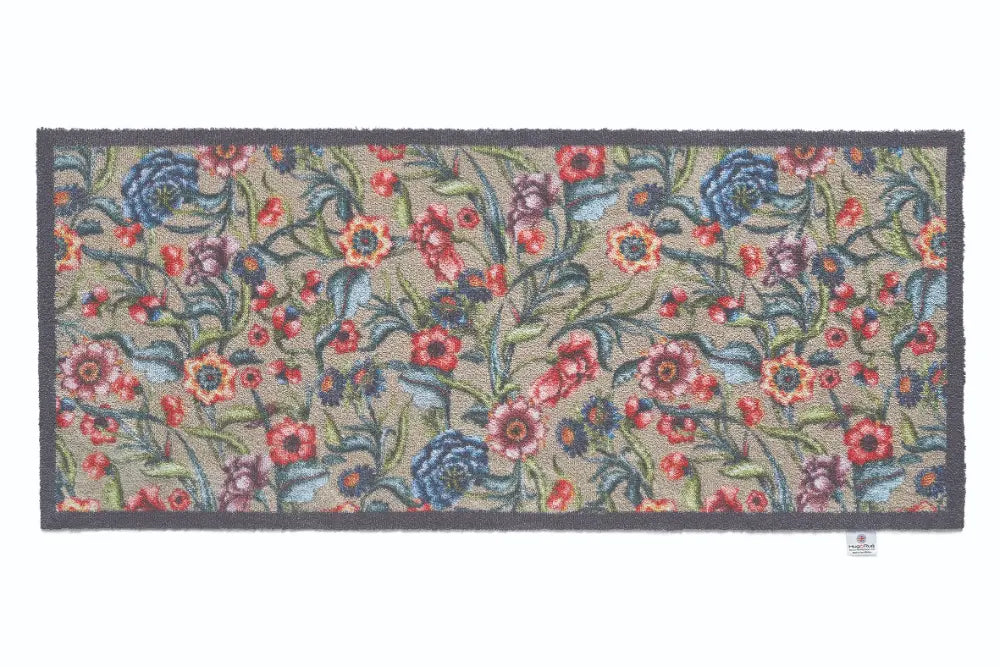 Patterned Hug Rug Garden Multi Floral 2 Runner