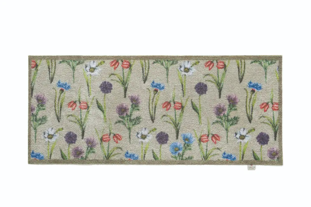 Patterned Hug Rug Garden Multi Floral 2 Runner