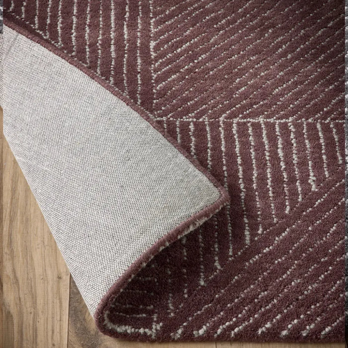 Geometric Berry Purple Rug — RugsDirect Online