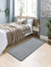 My Mats buddy ghost grey Grey Living Room Shaggy Rug.