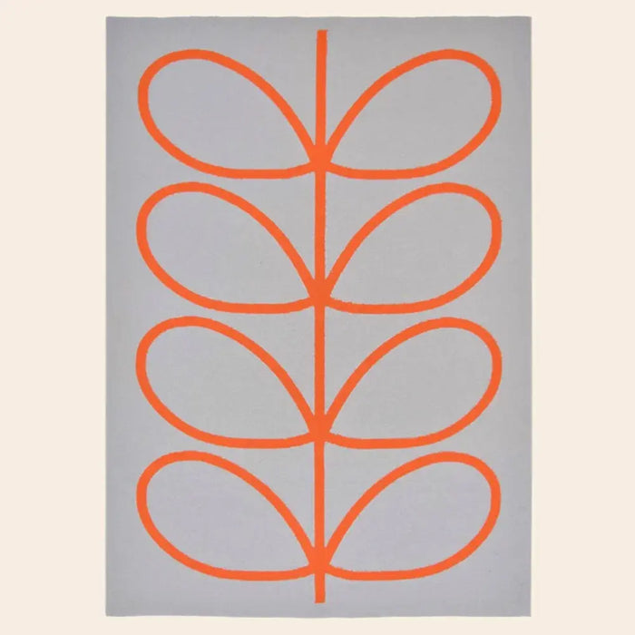 In-Outdoor Orla Kiely Giant Lin St Persimmon outdoor 460703 Rug
