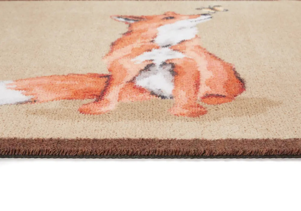 Patterned Hug Rug Ginger Fox