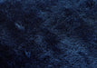 Origins shimmer indigo Blue Living Room Shaggy Rug.