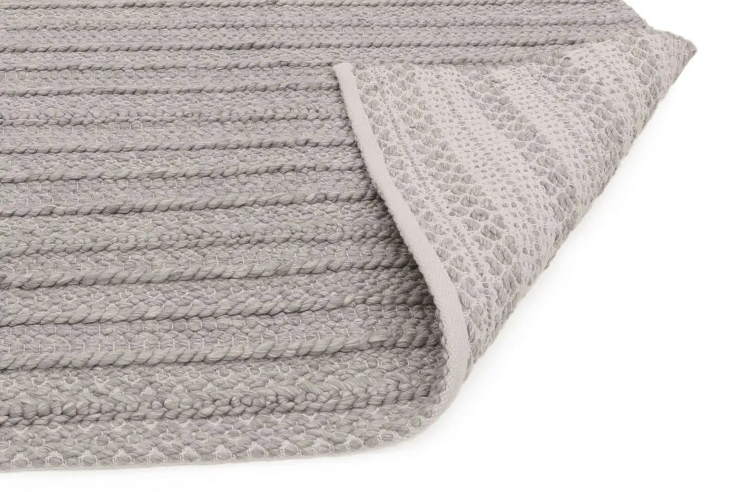 Asiatic grayson grey Grey Living Room Flat Weave Rug.