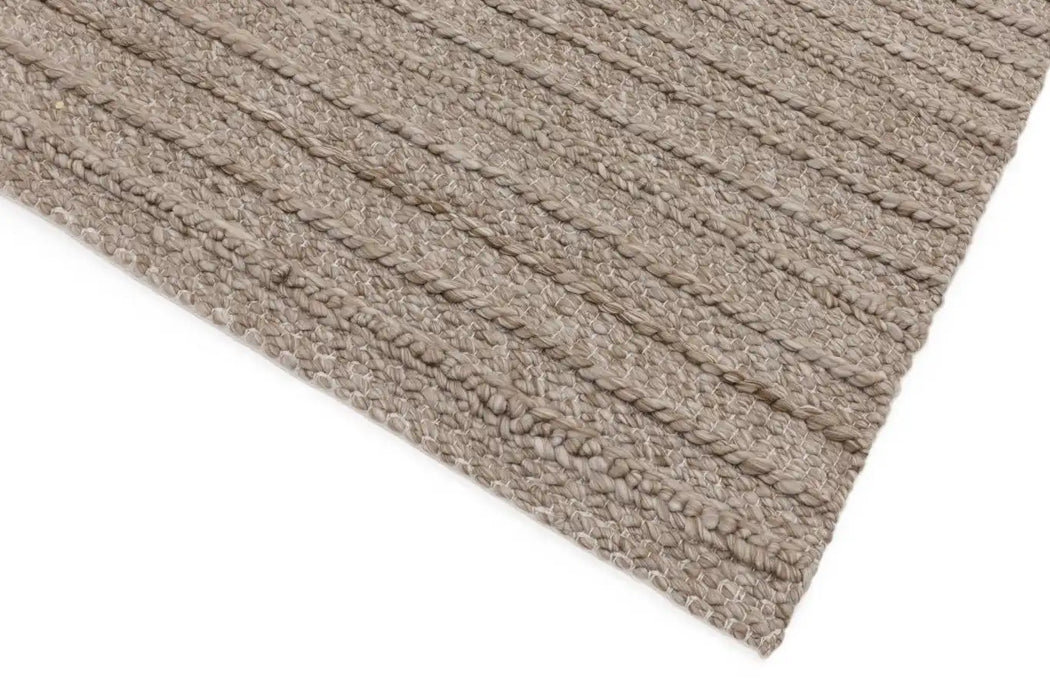 Asiatic grayson taupe Brown Living Room Flat Weave Rug.