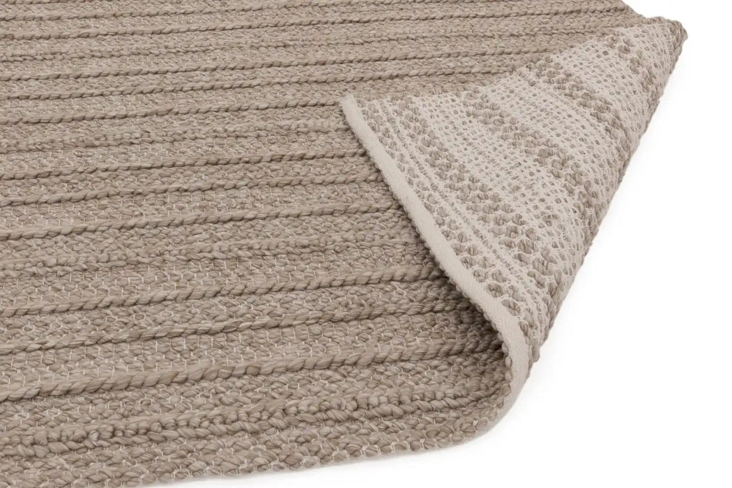 Asiatic grayson taupe Brown Living Room Flat Weave Rug.