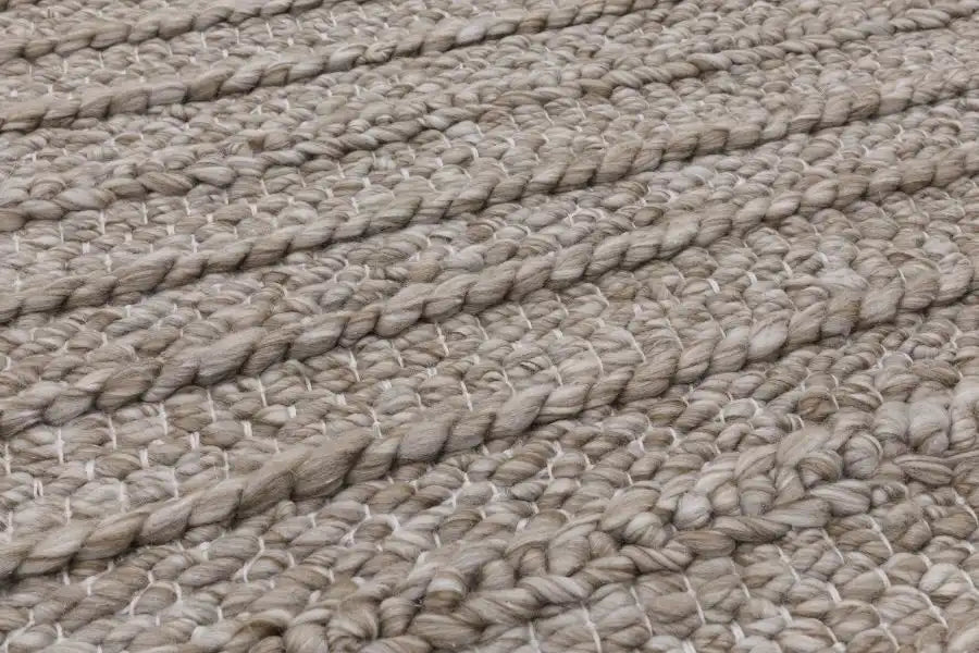 Asiatic grayson taupe Brown Living Room Flat Weave Rug.