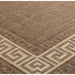 Oriental Weavers greek key flatweave brown Brown Outdoor  Flat Weave Rug.