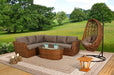 Oriental Weavers greek key flatweave brown Brown Outdoor  Flat Weave Rug.
